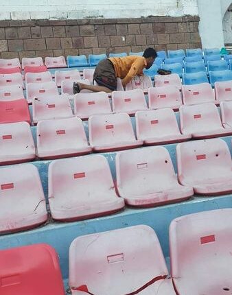 صورة متداولة على مواقع التواصل الاجتماعي، لأحد المصابين بالاشتباكات.