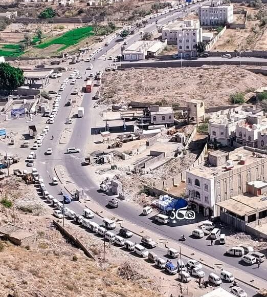 طوابير الغاز تعز