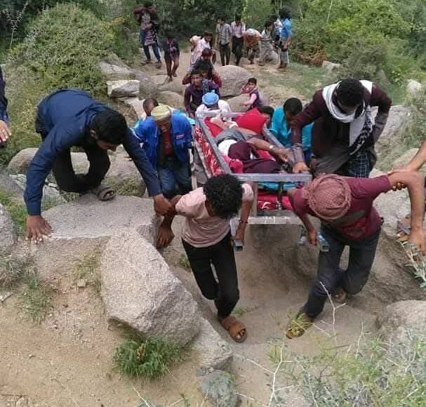 جبل حبشي انقلاب سيارة صورة