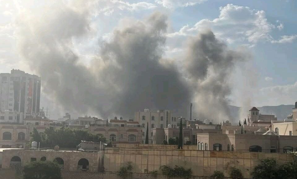 غارات تستهدف صنعاء 25 سبتمبر