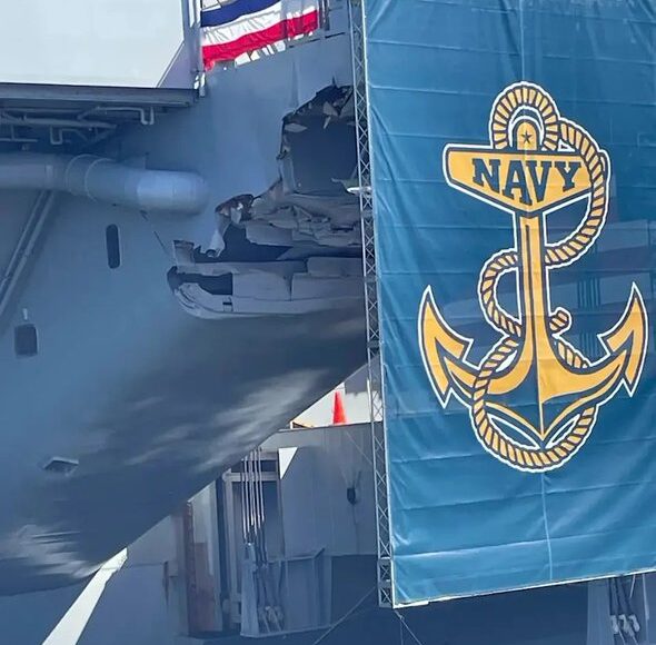 حاملة الطائرة ترومان تغطية